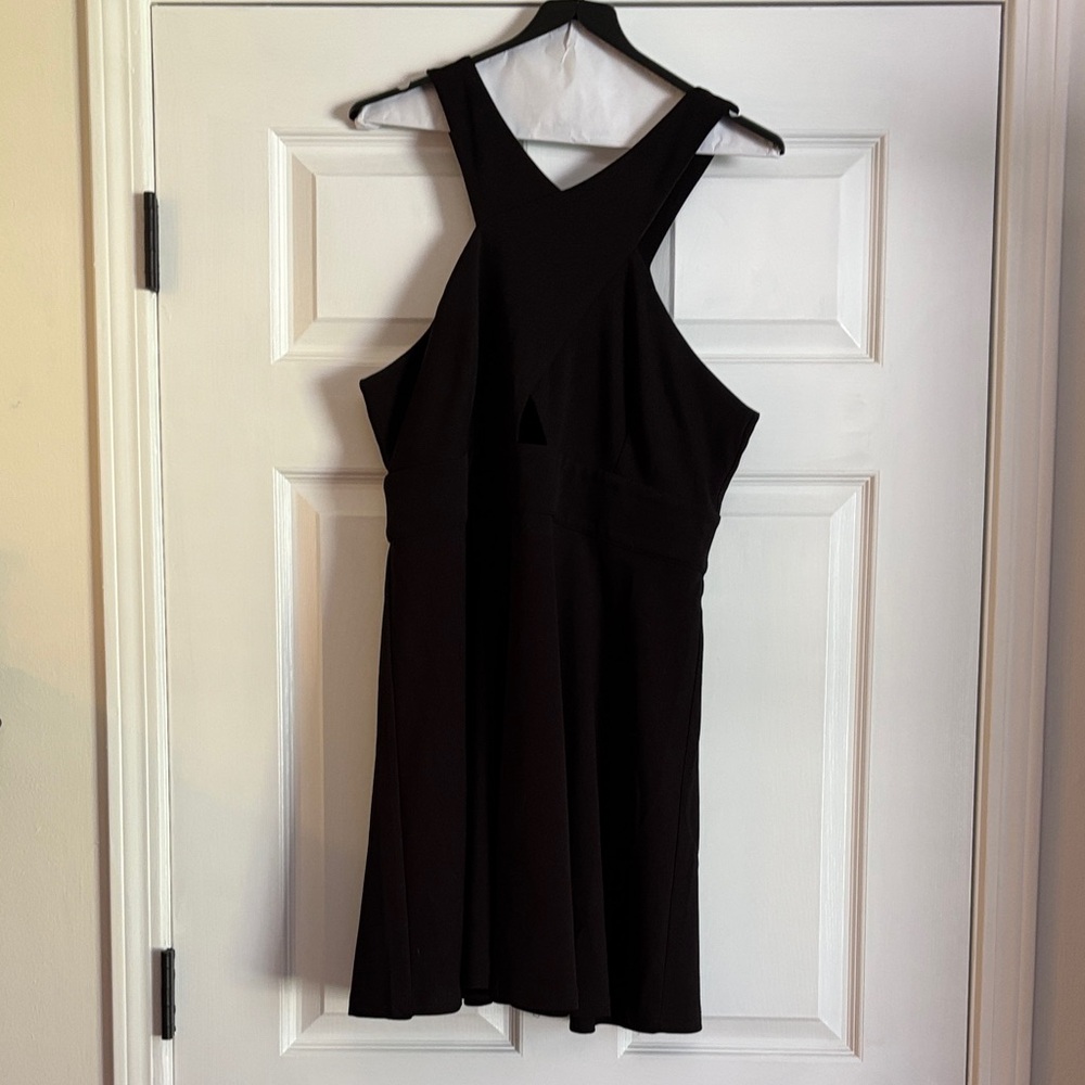 Lulu's Chic Black Mini Dress